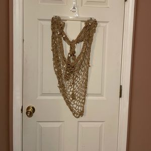 Shell net beach waist wrap